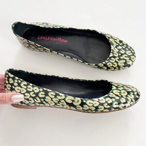 Louis Vuitton Feline Patent Ballerina Flats